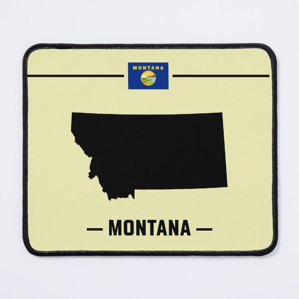 Item preview, Montana State Pride, Classic Minimalist Silhouette Design designed and sold by mashmosh.