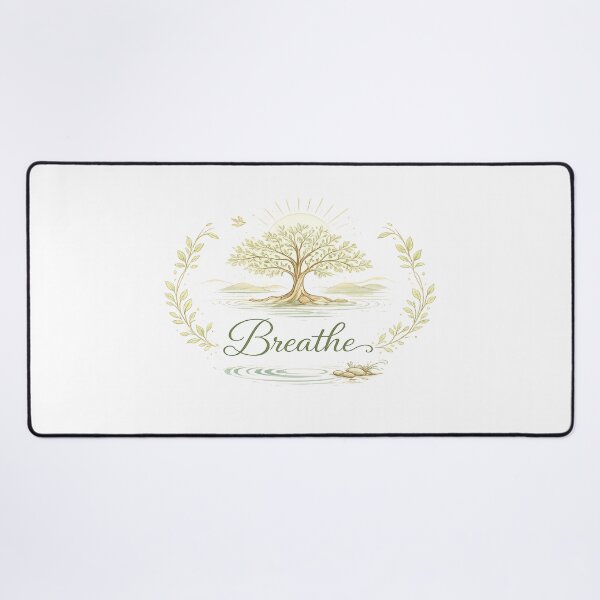 Item preview, Breathe Mindfulness Tree of Life Meditation Art designed and sold by freackly.