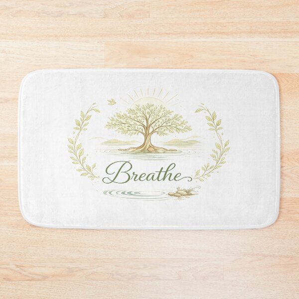Item preview,  Breathe Mindfulness Tree of Life Meditation Art designed and sold by freackly.