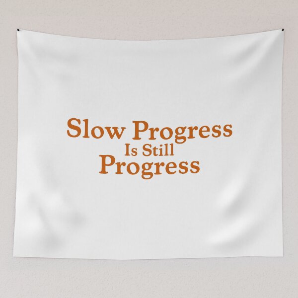 Item preview, Slow Progress Is Still Progress Retro Vintage T-Shirt | Growth Mindset Motivational Quote Tee designed and sold by PixelPlush.