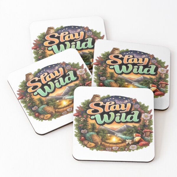 Item preview, Stay Wild Inner Universe designed and sold by HiteshArt111.