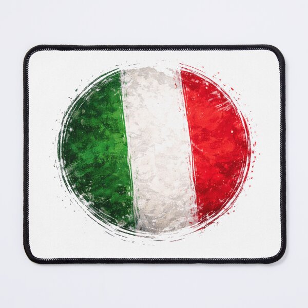 Item preview, Italy Flag Circular Grunge Sticker | Italian Tricolor Round Design designed and sold by RelateAndTee.