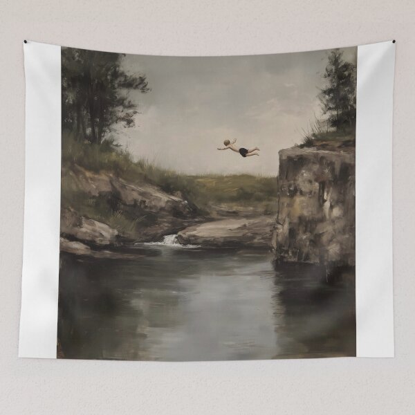 Item preview, Child Leaping Off a Cliff designed and sold by lautir.
