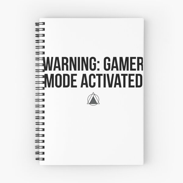 Item preview, Warning Gamer Mode Activated Bold Minimalist Clean designed and sold by anass002.