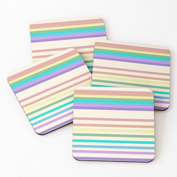 Item preview, Faded Retro Rainbow Stripes  designed and sold by JaygiesDesign.