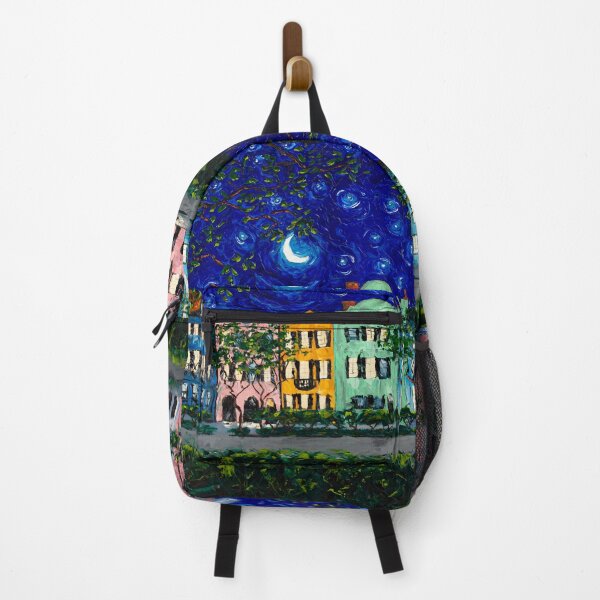 Item preview, Rainbow Row at Night designed and sold by fercaggiano.