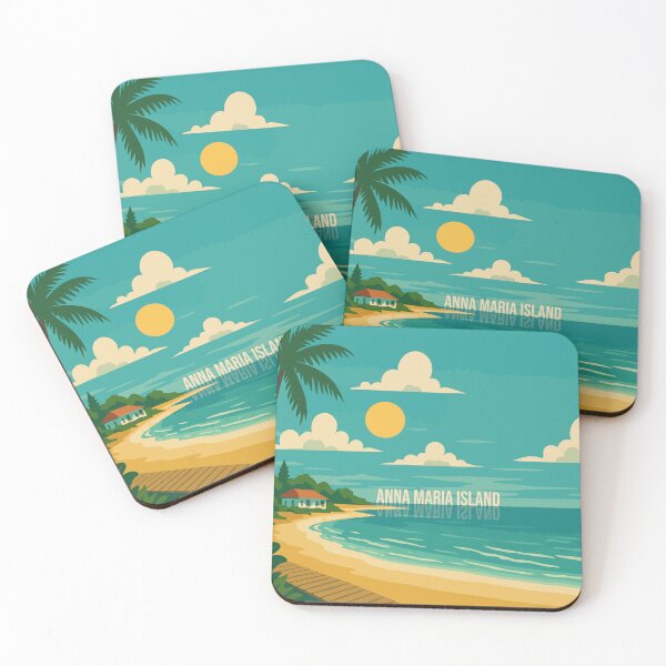 Item preview, Anna Maria Island Travel Poster designed and sold by rogue-design.
