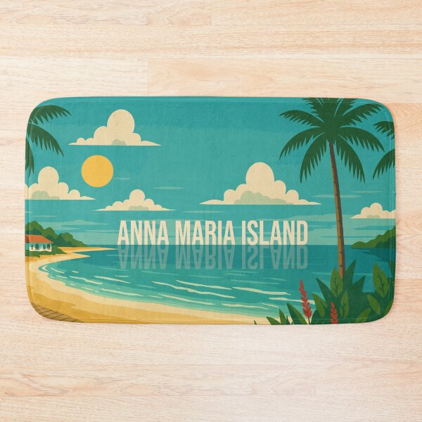 Item preview, Anna Maria Island Travel Poster designed and sold by rogue-design.
