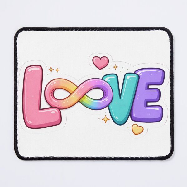 Item preview, Infinite Love – Rainbow Infinity Pride Sticker designed and sold by MPForet.