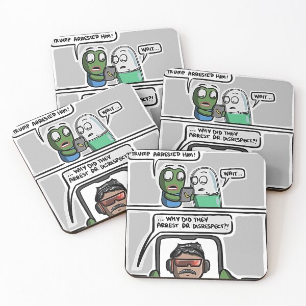 Item preview, “Wait… Dr Disrespect Arrested? Funny Meme” designed and sold by D11 Trader.