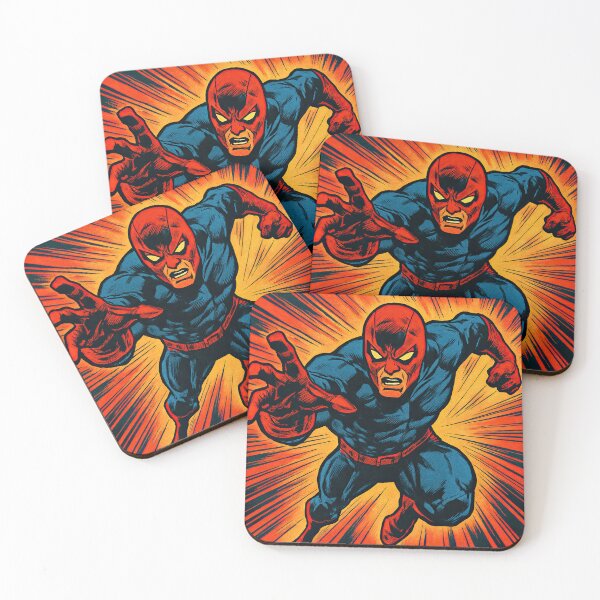 Item preview, Action masked hero  | Comics style - Cartoon designed and sold by ComicsFactory.