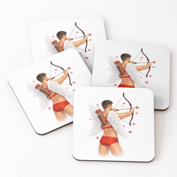 Item preview, Cupid Aiming Love – Valentine Angel Sticker designed and sold by MPForet.