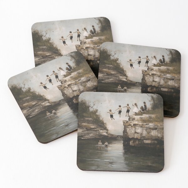 Item preview, Children Jumping Off a Cliff designed and sold by lautir.