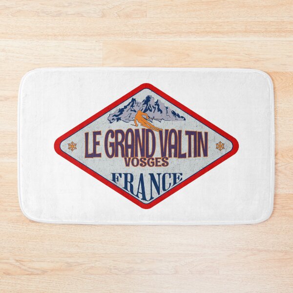 Item preview, Le Grand Valtin, Vosges, France, Vintage skiing badge design designed and sold by Wanderful-roads.