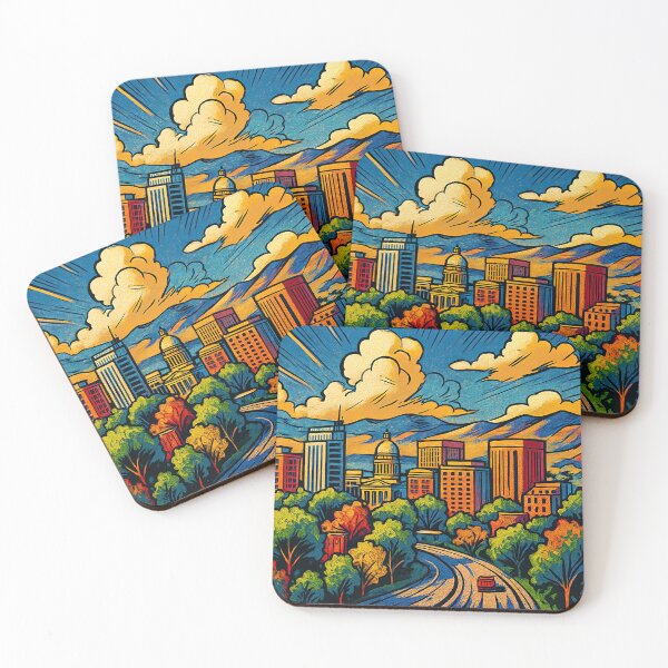 Item preview, Boise, city  | Comics style - Cartoon designed and sold by ComicsFactory.