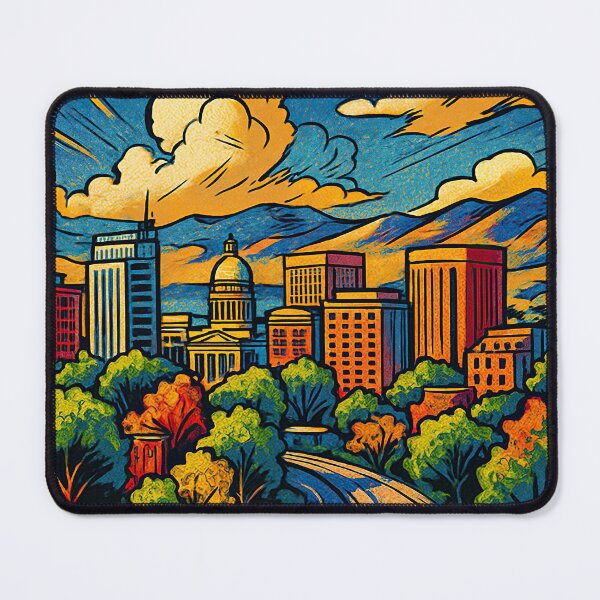 Item preview, Boise, city | Comics style - Cartoon designed and sold by ComicsFactory.