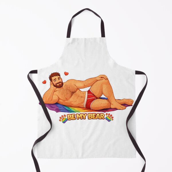 Item preview, Be My Bear – Gay Valentine Bear Pride Sticker designed and sold by MPForet.