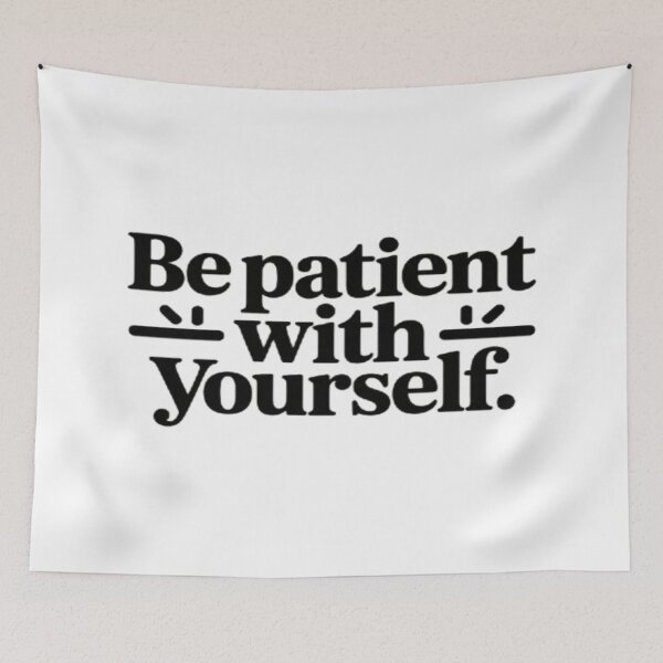 Item preview, Be Patient With Yourself T-Shirt – Self-Care & Mindfulness Quote Tee designed and sold by zakarov27.