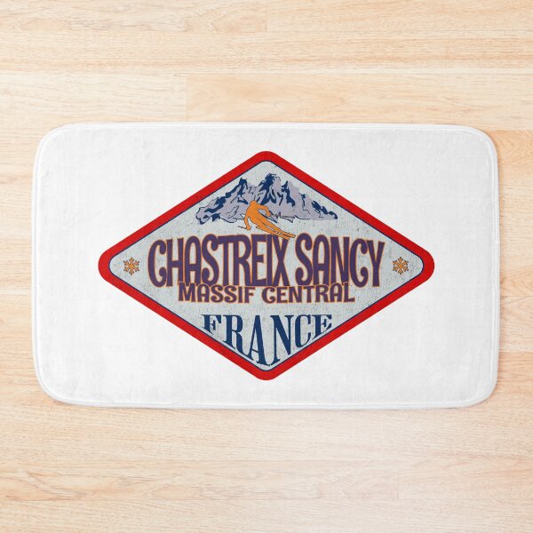 Item preview, Chastreix Sancy, Massif Central, France, Vintage skiing badge design designed and sold by Wanderful-roads.