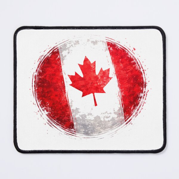 Item preview, Canada Flag Circular Sticker | Grunge Maple Leaf Patriotic Design designed and sold by RelateAndTee.