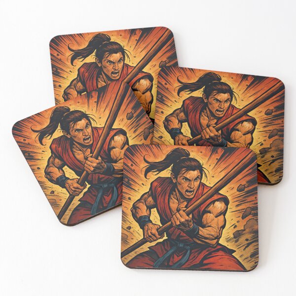Item preview, Bojutsu fighter | Comics style - Cartoon designed and sold by ComicsFactory.