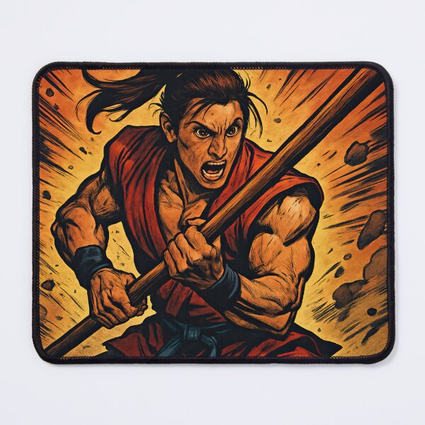 Item preview, Bojutsu fighter | Comics style - Cartoon designed and sold by ComicsFactory.