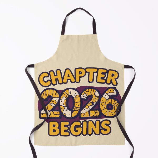 Item preview, Chapter 2026 Begins: Artsy Yellow Doodle Typography designed and sold by DavidTeeStudio.