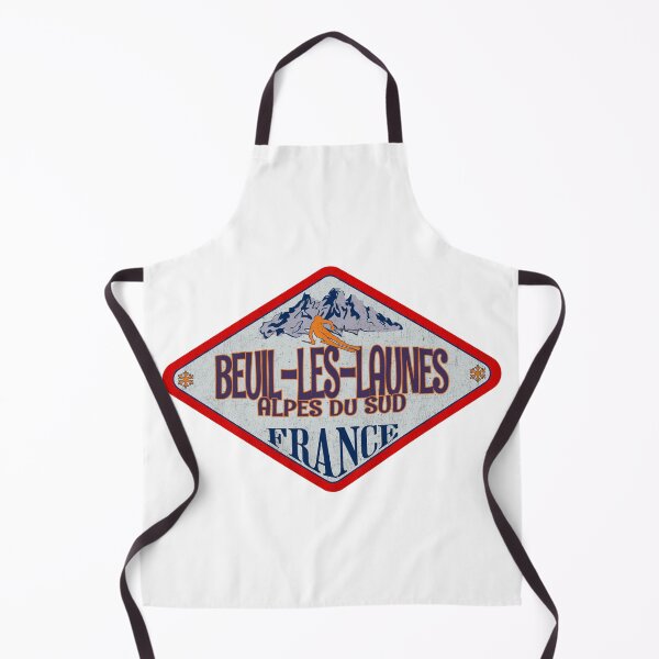 Item preview, Beuil-les-Launes, Alpes du Sud, France, Vintage skiing badge design designed and sold by Wanderful-roads.