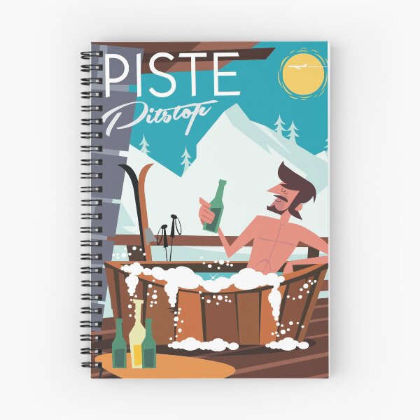 Item preview, Piste Pitstop poster designed and sold by GAGodel.