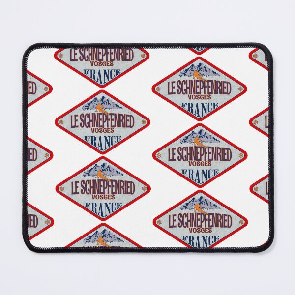 Item preview, Le Schnepfenried, Vosges, France, Vintage skiing badge design designed and sold by Wanderful-roads.