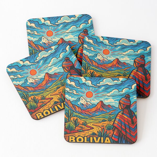 Item preview, Bolivia landscape  | Comics style - Cartoon designed and sold by ComicsFactory.