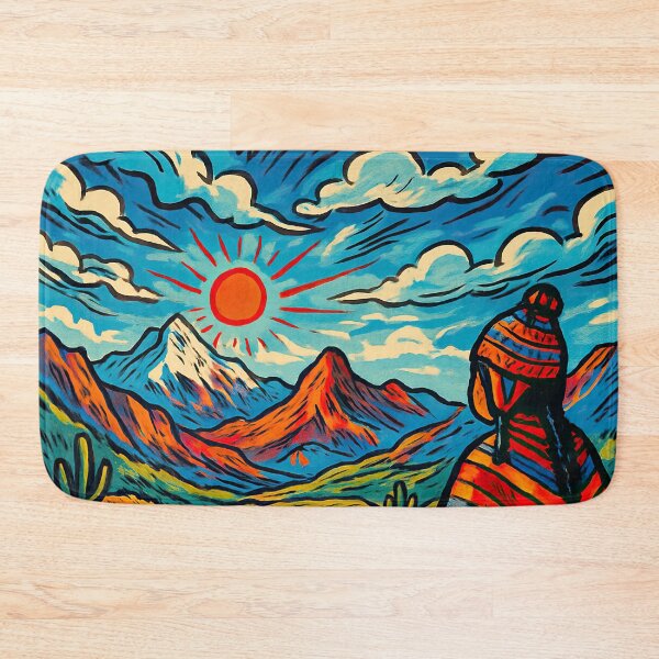 Item preview, Bolivia landscape  | Comics style - Cartoon designed and sold by ComicsFactory.