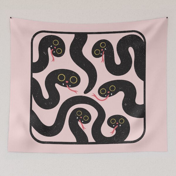 Item preview, Peeking Black Snakes Reptile Lovers Funny  designed and sold by Y-Vibes.