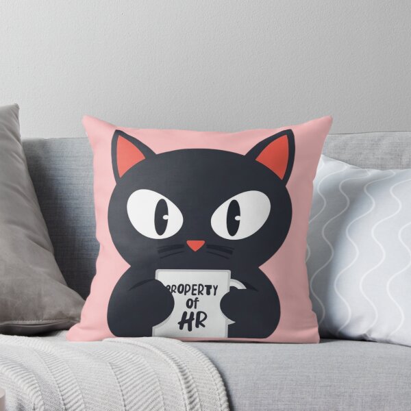 Item preview, Funny Black Cat with Coffee Mug designed and sold by Last-Brain-Cell.