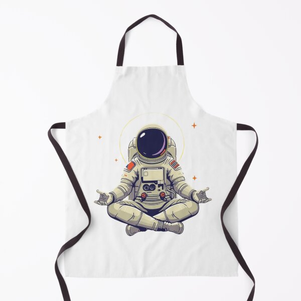 Item preview, Meditating Astronaut Zen Illustration | Cosmic Space Yoga Art designed and sold by ULTIMATE CREATIONS.