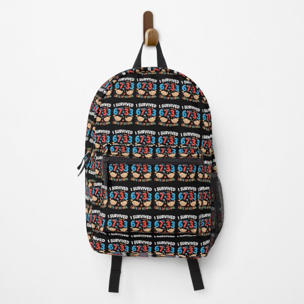 Item preview, I Survived 100 Days of School 67 + 33 Six Seven Hands Meme designed and sold by ArtFunDib.