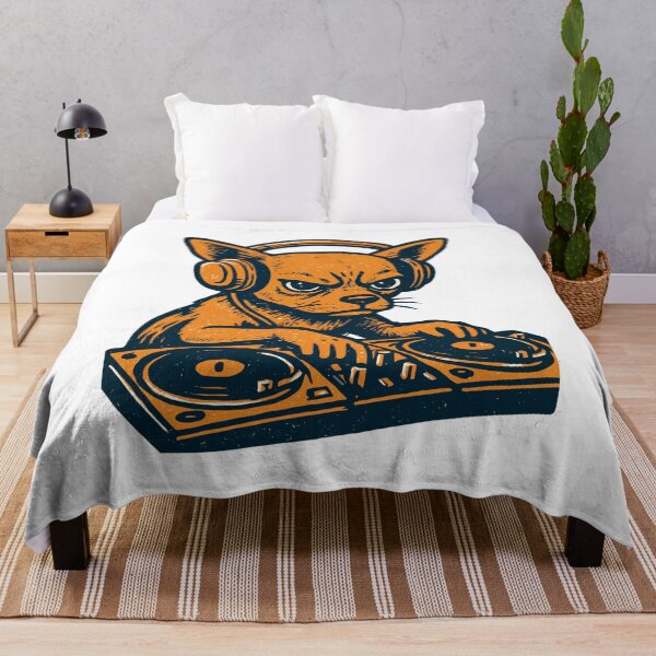 Item preview, Chihuahua DJ Retro Turntables Headphones Gift designed and sold by Pineapple-Tree.