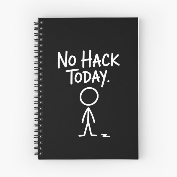 Item preview, FUNNY TEXT - NO HACK TODAY designed and sold by KISHNAY-FASHION.