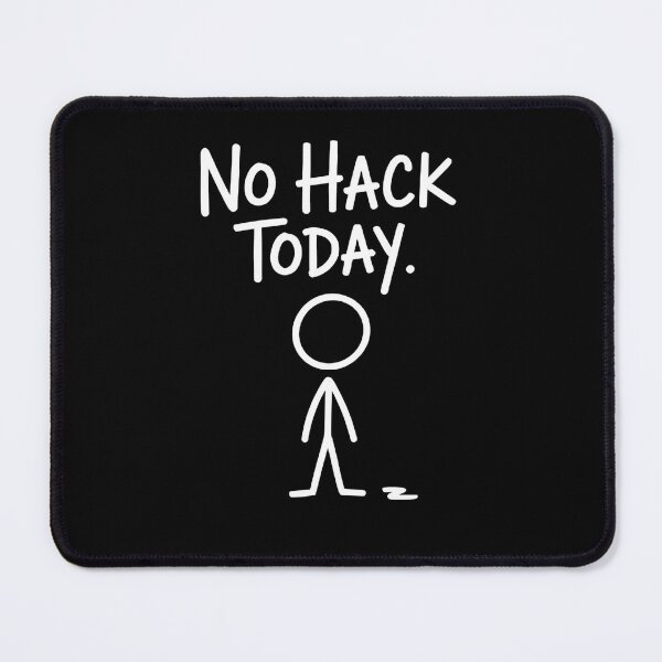 Item preview, FUNNY TEXT - NO HACK TODAY designed and sold by KISHNAY-FASHION.
