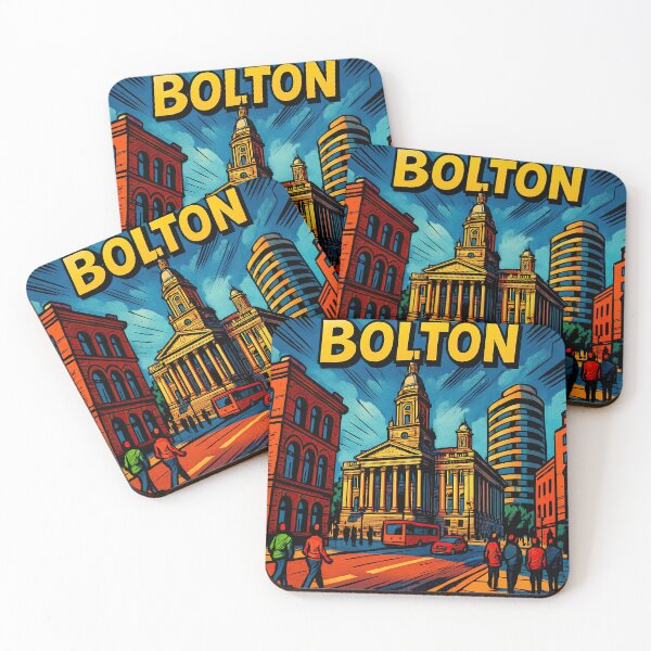 Item preview, Bolton, city | Comics style - Cartoon designed and sold by ComicsFactory.