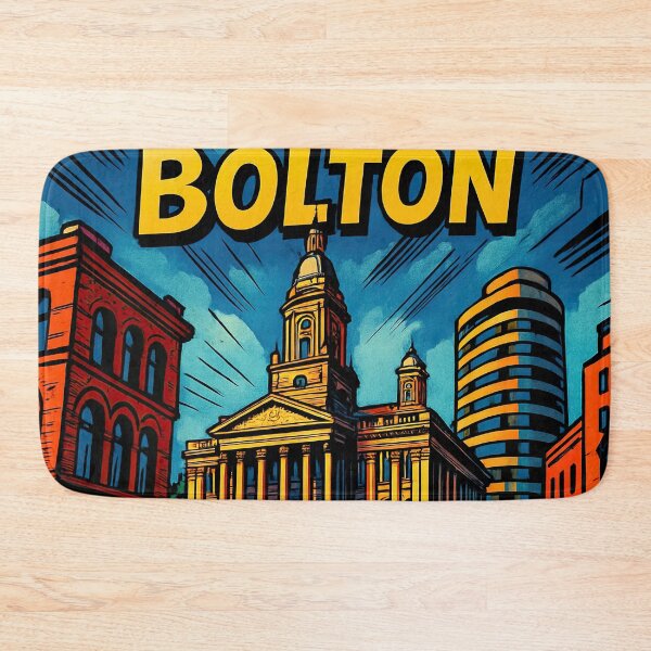 Item preview, Bolton, city | Comics style - Cartoon designed and sold by ComicsFactory.