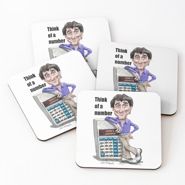Item preview, Johnny Ball Think Of A Number Tribute designed and sold by IanBakerToons.
