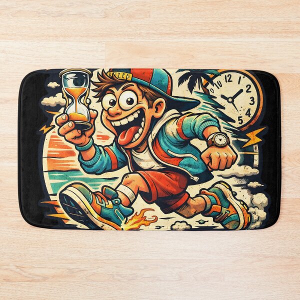 Item preview, I Outran Time Funny Retro Pop Aesthetic - Motivational Time Management Satire Art - Vintage 90s Nostalgia Graphic - Summer Beach Sunset Glitch Core Design for Dark Humor & Tech Enthusiasts designed and sold by Vivaan Studio.