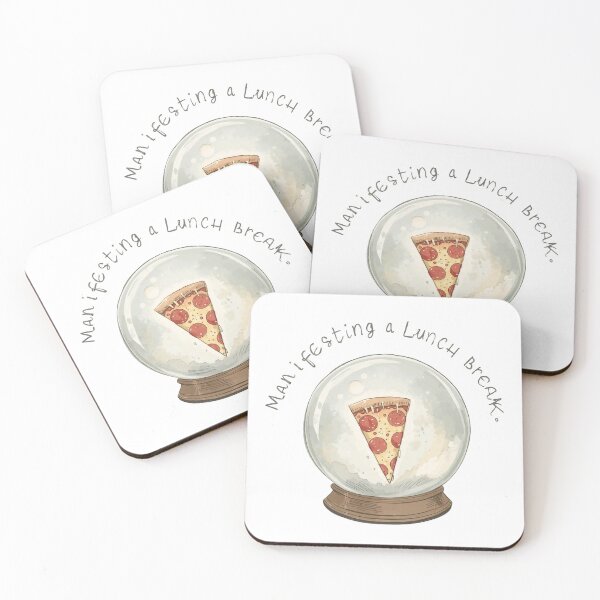 Item preview, Manifesting a Lunch Break - Pizza Crystal Ball designed and sold by Last-Brain-Cell.