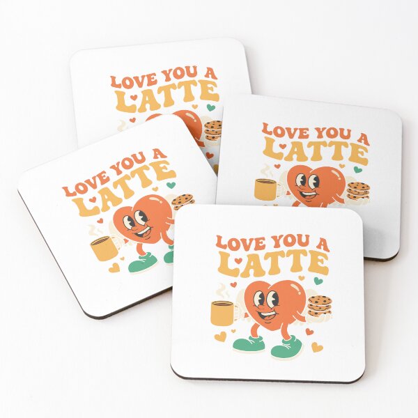 Item preview, LOVE YOU A LATTE-T-shirt design for valentines, simple, unique and customized Unisex classic  designed and sold by RJRDesignStore1.