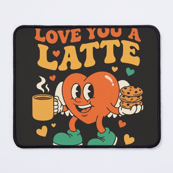 Item preview, LOVE YOU A LATTE-T-shirt design for valentines, simple, unique and customized Unisex classic  designed and sold by RJRDesignStore1.