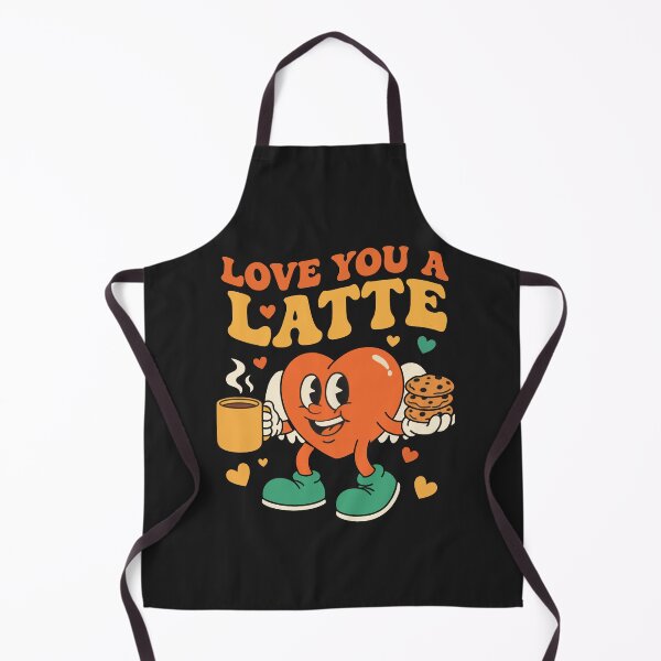 Item preview, LOVE YOU A LATTE-T-shirt design for valentines, simple, unique and customized Unisex classic  designed and sold by RJRDesignStore1.