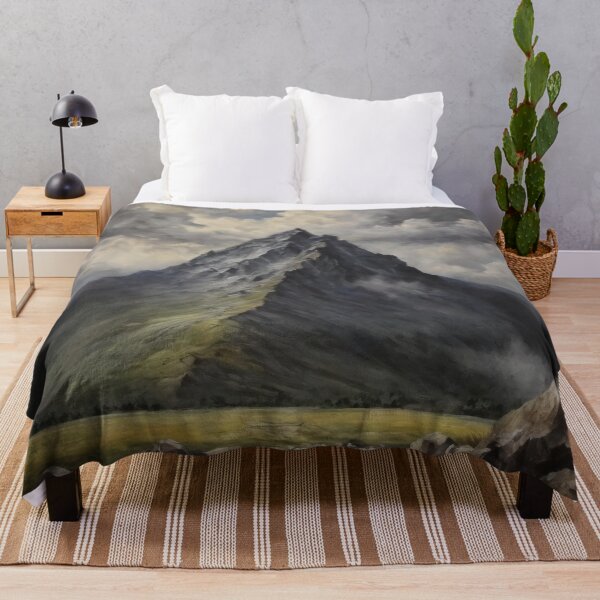 Item preview, Lonely Mountain Peak – Dark Storm Landscape Art designed and sold by Visualynx.