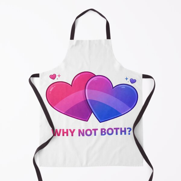 Item preview, Why Not Both? – Bisexual Pride Hearts Sticker designed and sold by MPForet.
