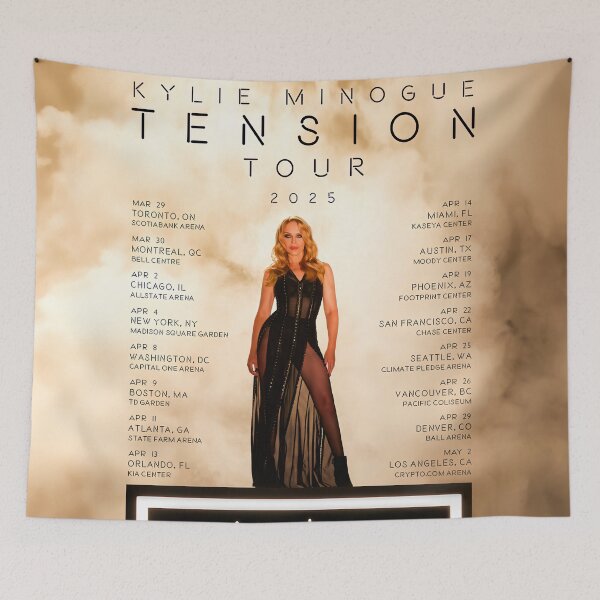 Item preview, kylie minoque tension tour dates 2025 isengamat designed and sold by uckerboy23.